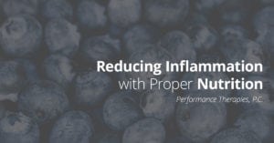 Reducing Inflammation with Proper Nutrition | Performance Therapies