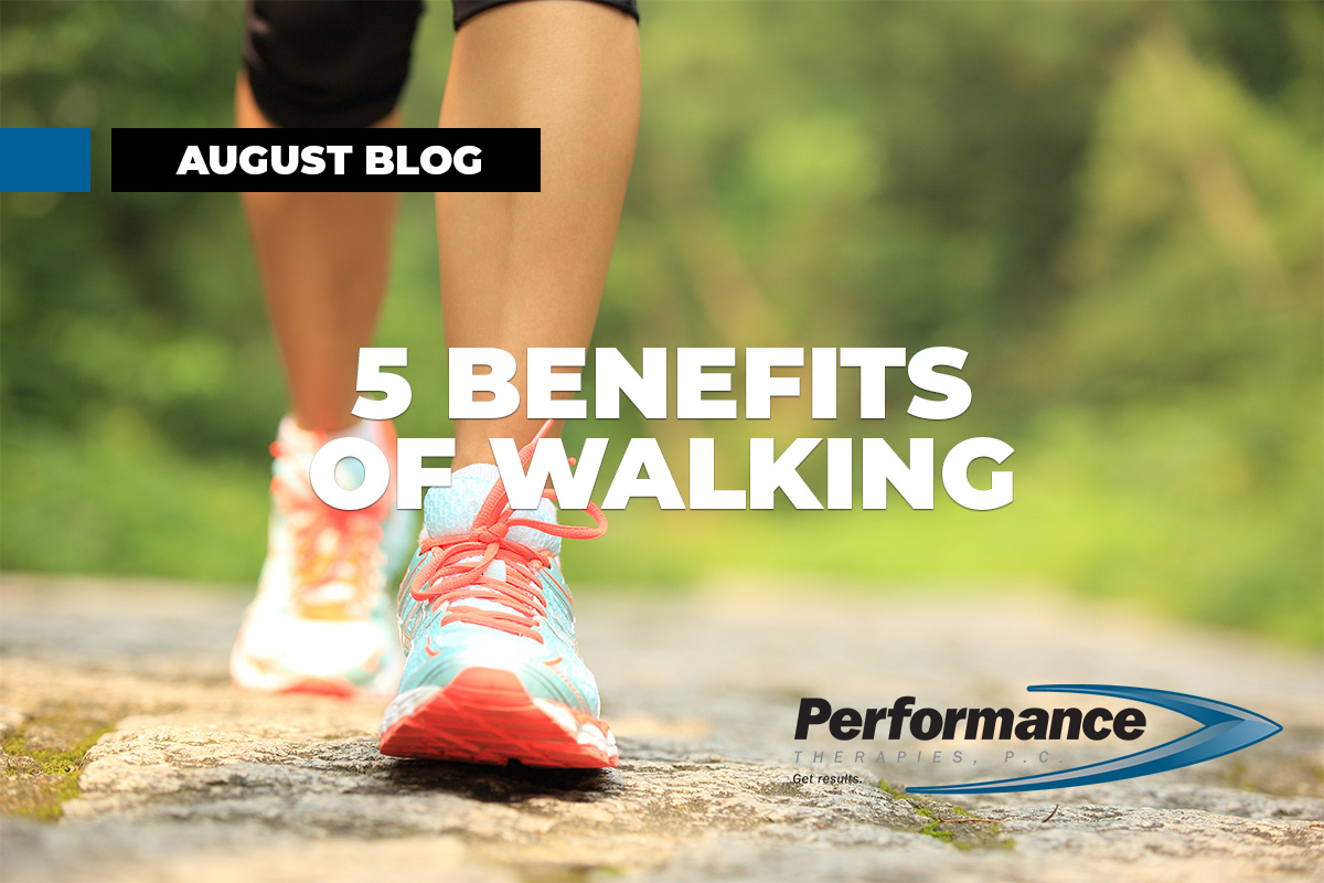 5 benefits of walking, August Blog