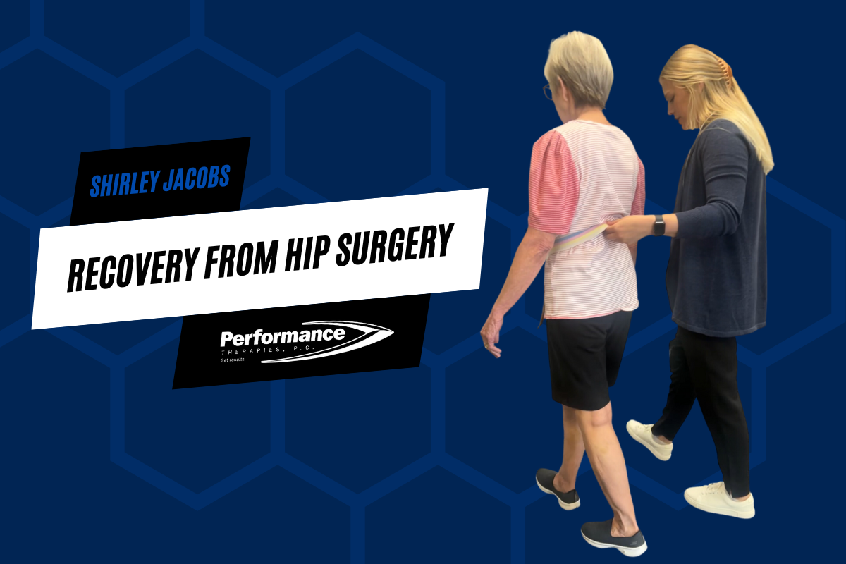 Recovery From Hip Surgery, Shirley Jacobs